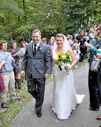 Abby and her husband, Kevin, on their wedding day. (Photo provided) 