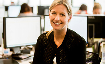 Business professional in an office