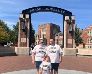 After years of hard work, Aveline shared his accomplishments with his family. (Photo provided)