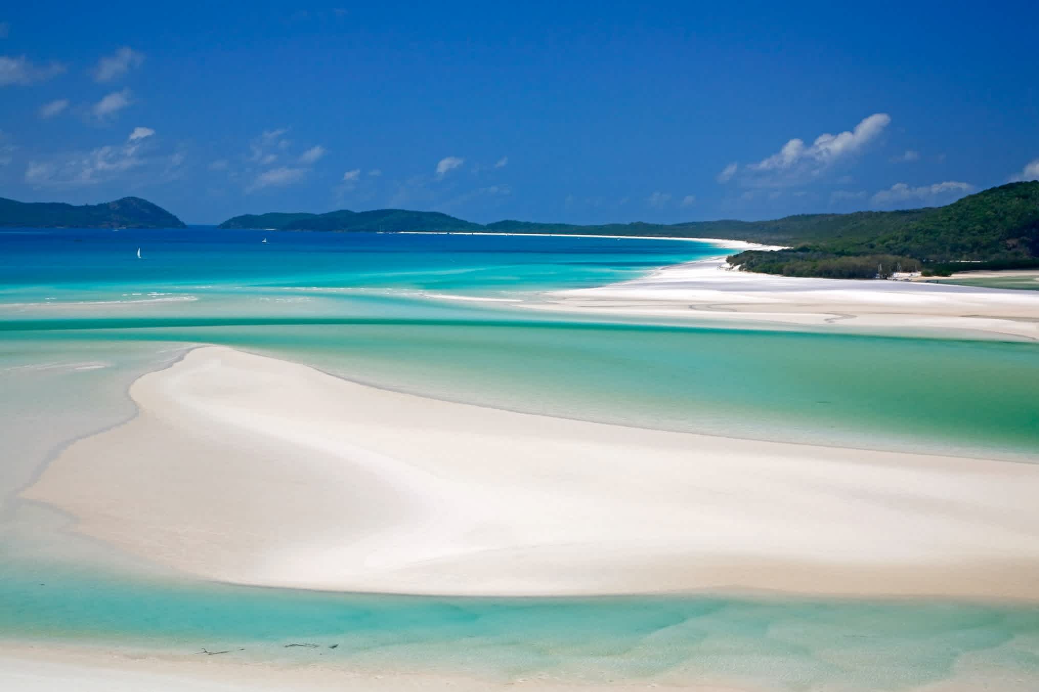 Plage de sable blanc