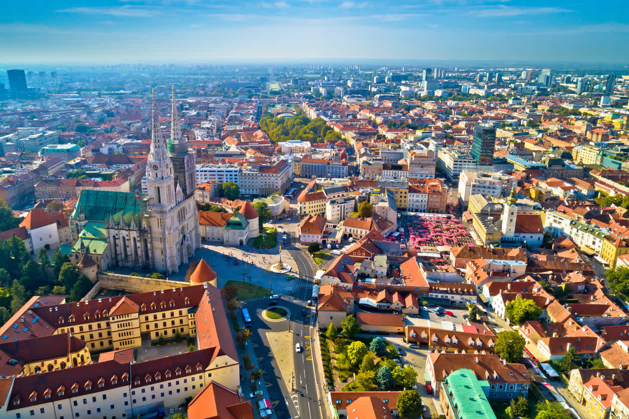 Besuchen Sie die Hauptstadt Kroatiens, indem Sie eine Reise nach Zagreb planen.