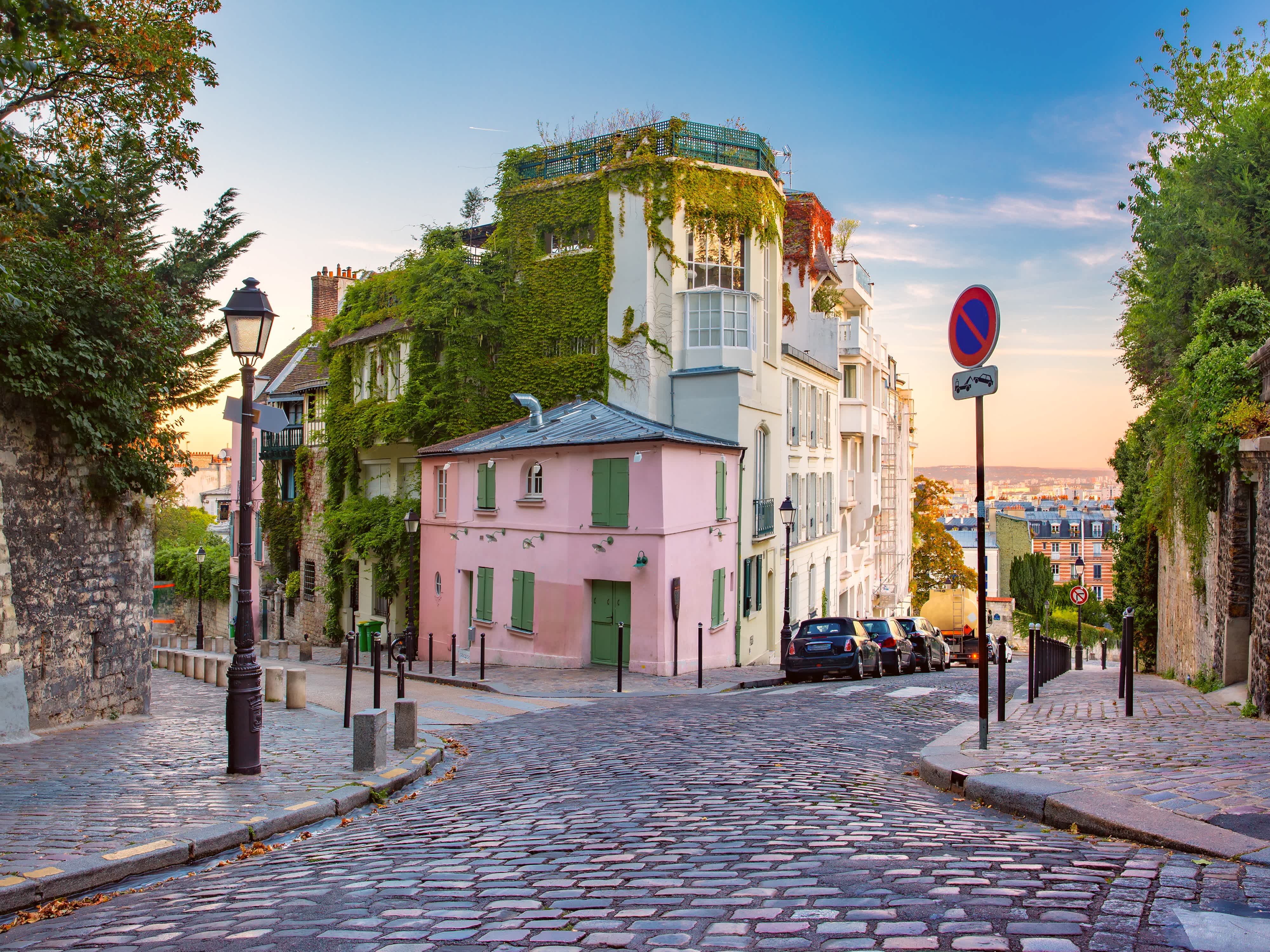 Discover thee beautiful cobbled streets of Paris, pictured here, on a France tour