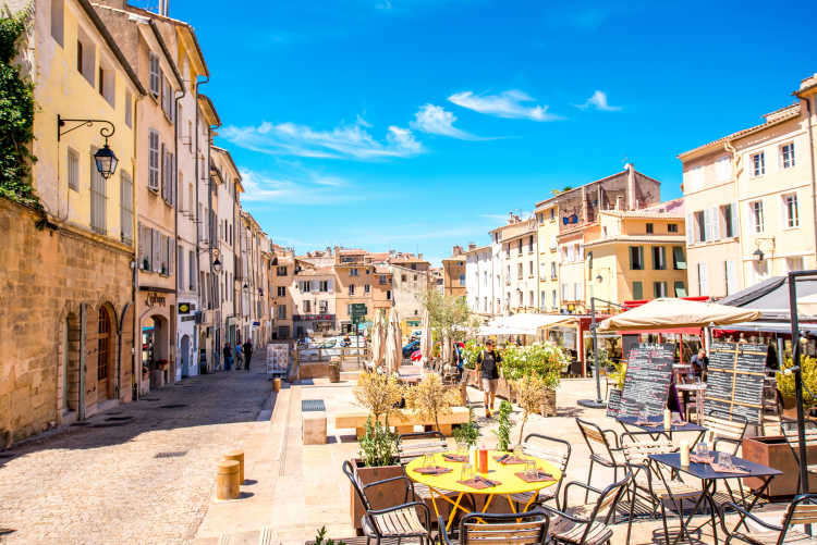 Blick auf die Altstadt von Aix-en-Provence - zu erleben bei einem Aix-en-Provence Urlaub