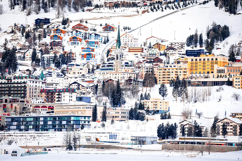 St Moritz, Switzerland, Ski, Skiing, Winter