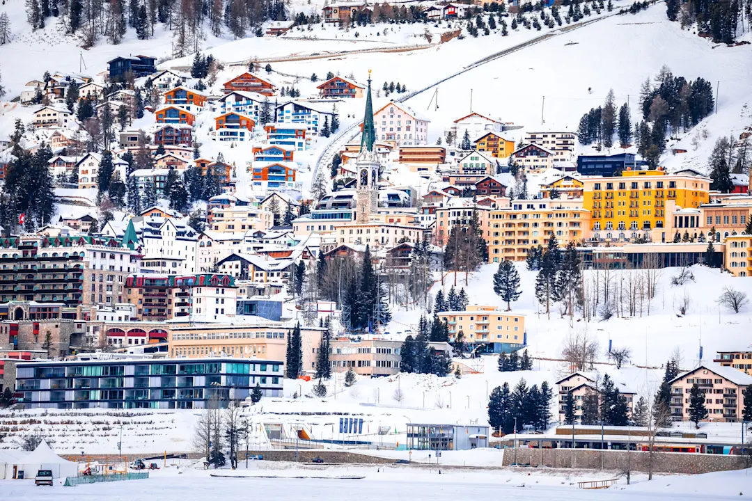 St Moritz, Switzerland, Ski, Skiing, Winter

