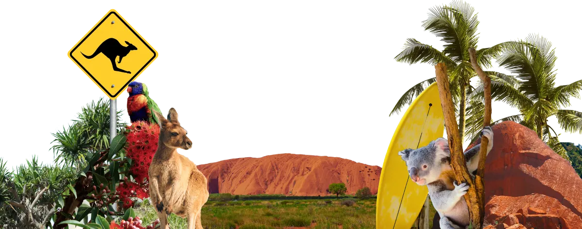 Australien collage XS