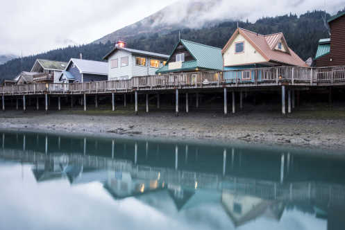 La petite ville de Seward en Alaska