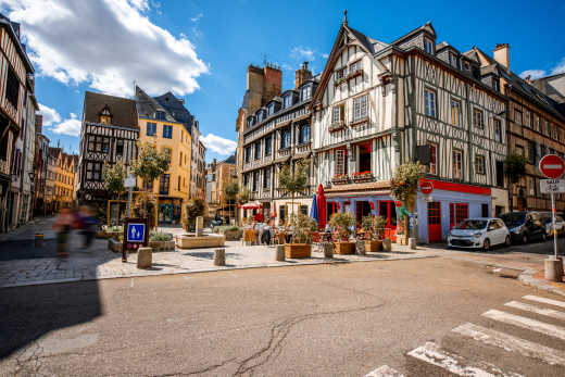 Rouen ist die historische Hauptstadt der Normandie