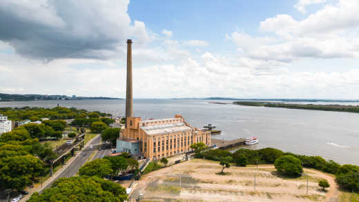 Gasômetro Porto Alegre, une ancienne usine électrique aujourd'hui centre culturel