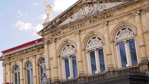 Photo du Teatro Nacional ou Théâtre national de la ville de San José au Costa Rica