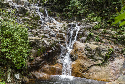 Aufnahme des Lubuk Teja Wasserfalls