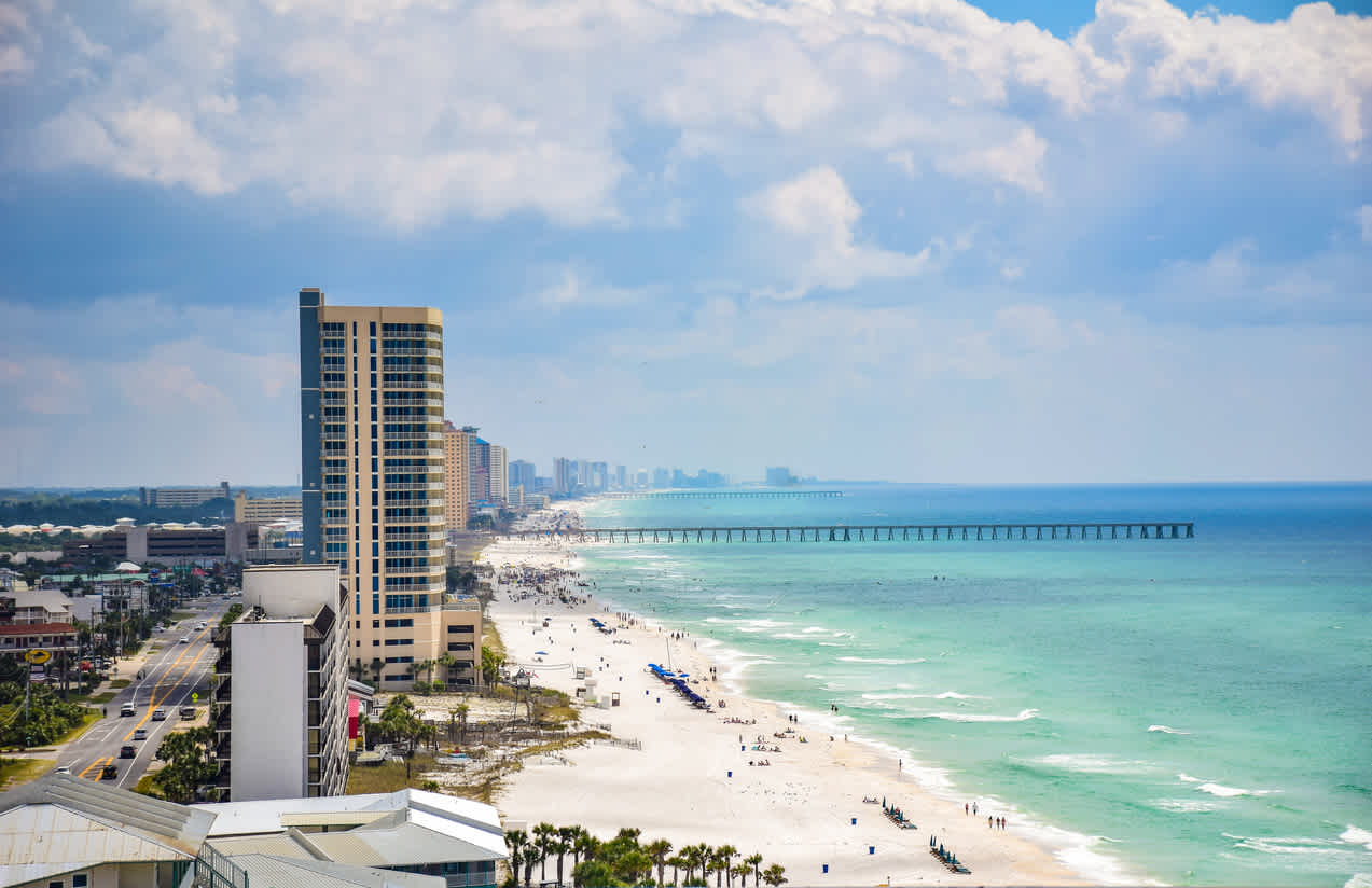 Visitez la ville de Panama City Beach pendant votre road trip en Floride.