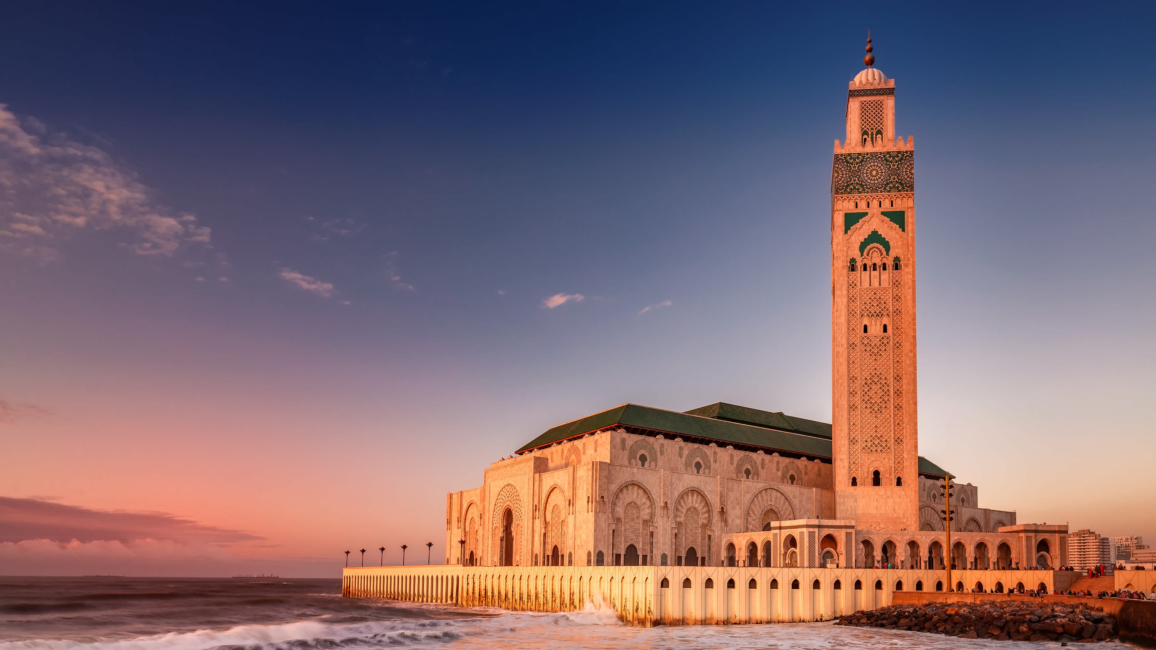 Die Hassan-II. Moschee in Casablanca Marokko