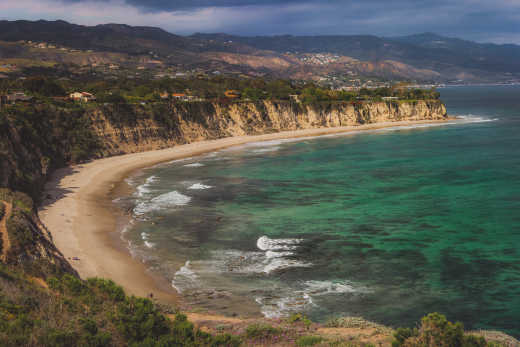 Magnifique baie de Dume à Malibu, en Californie