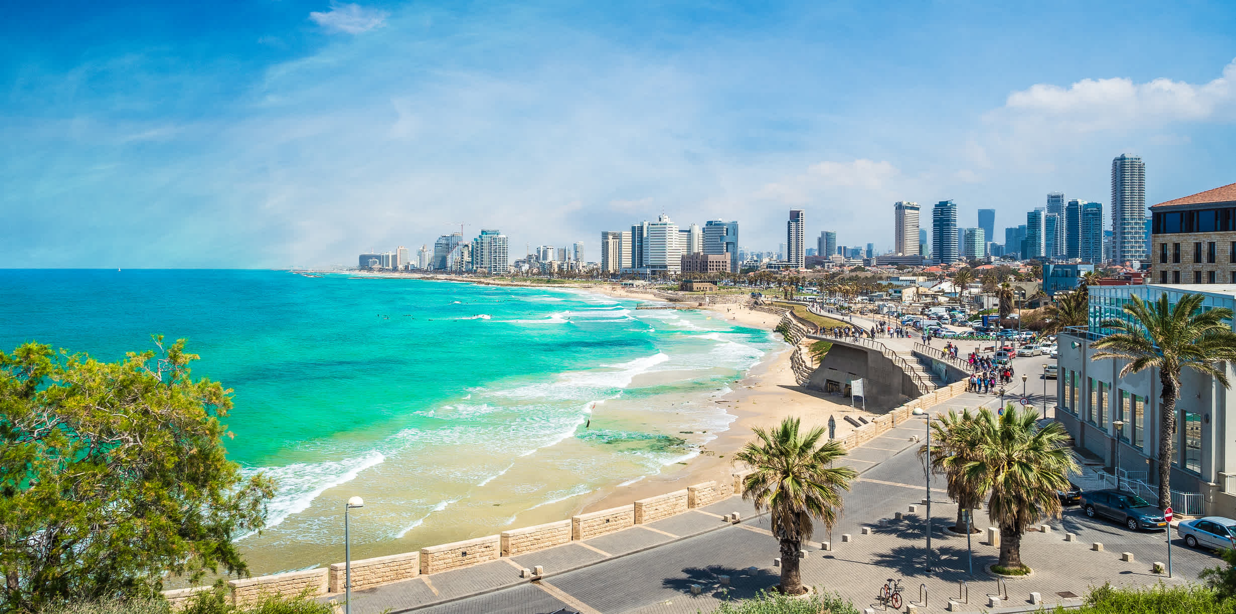 Israel, Jaffa, Tel Aviv, Strand, Architektur