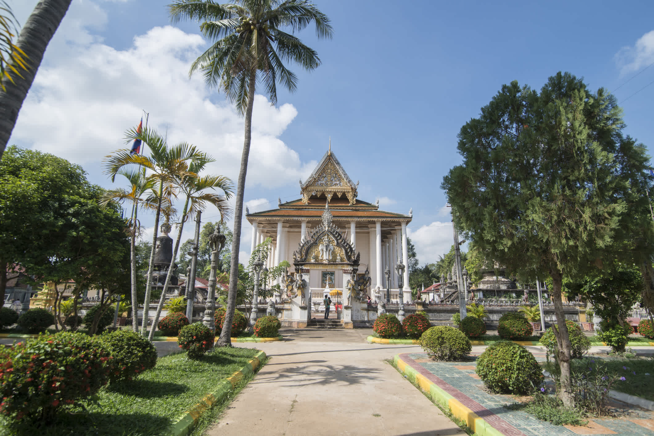 Wat Bo Vil Tempel im Stadtzentrum von Battambang in Kambodscha