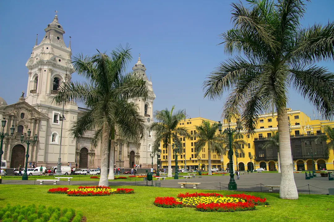 Suedamerika Peru Lima Plaza de Armas Lima Plaza de Armas