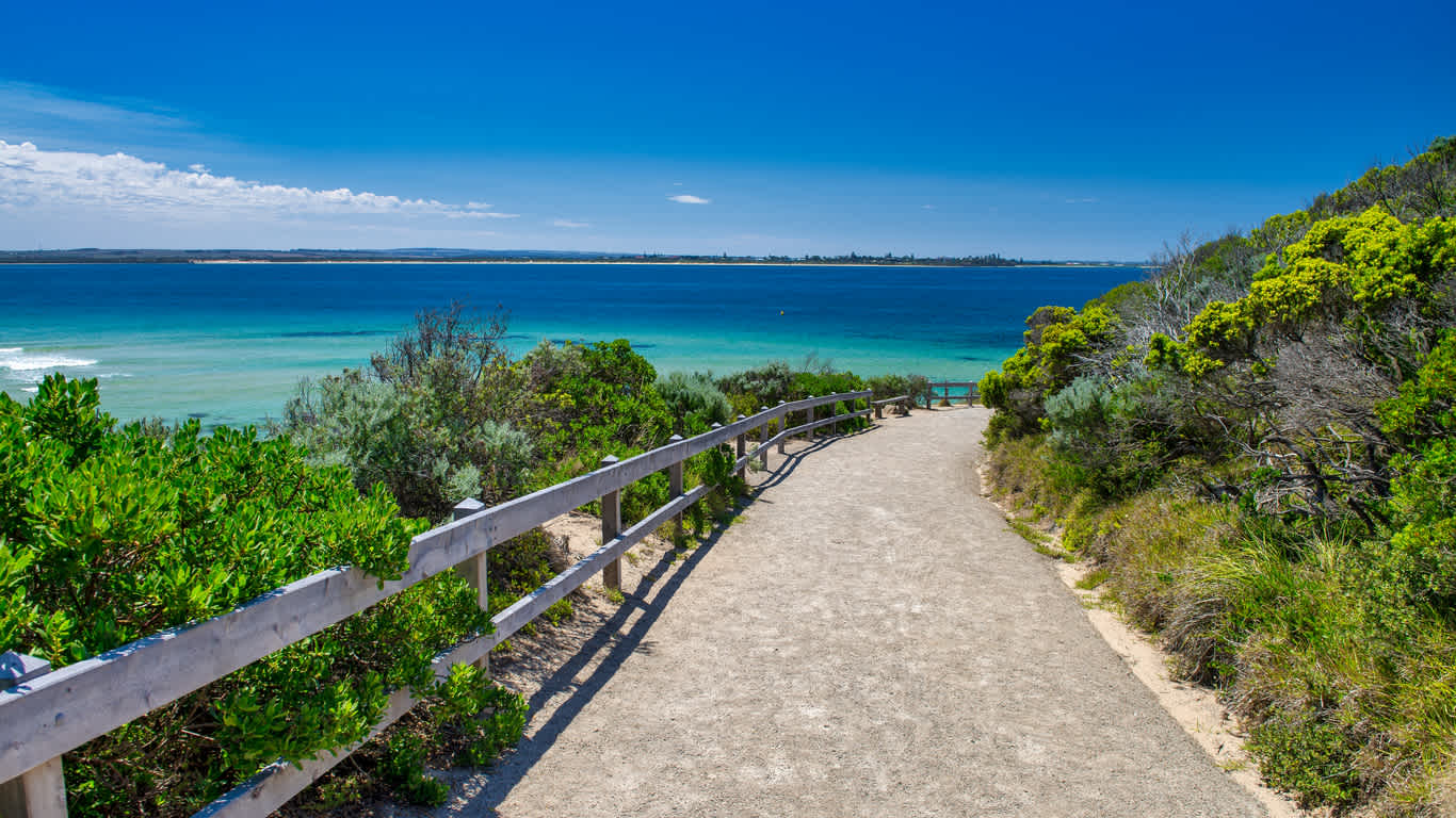 Faites une excursion à Mornington pendant votre road trip à Victoria.