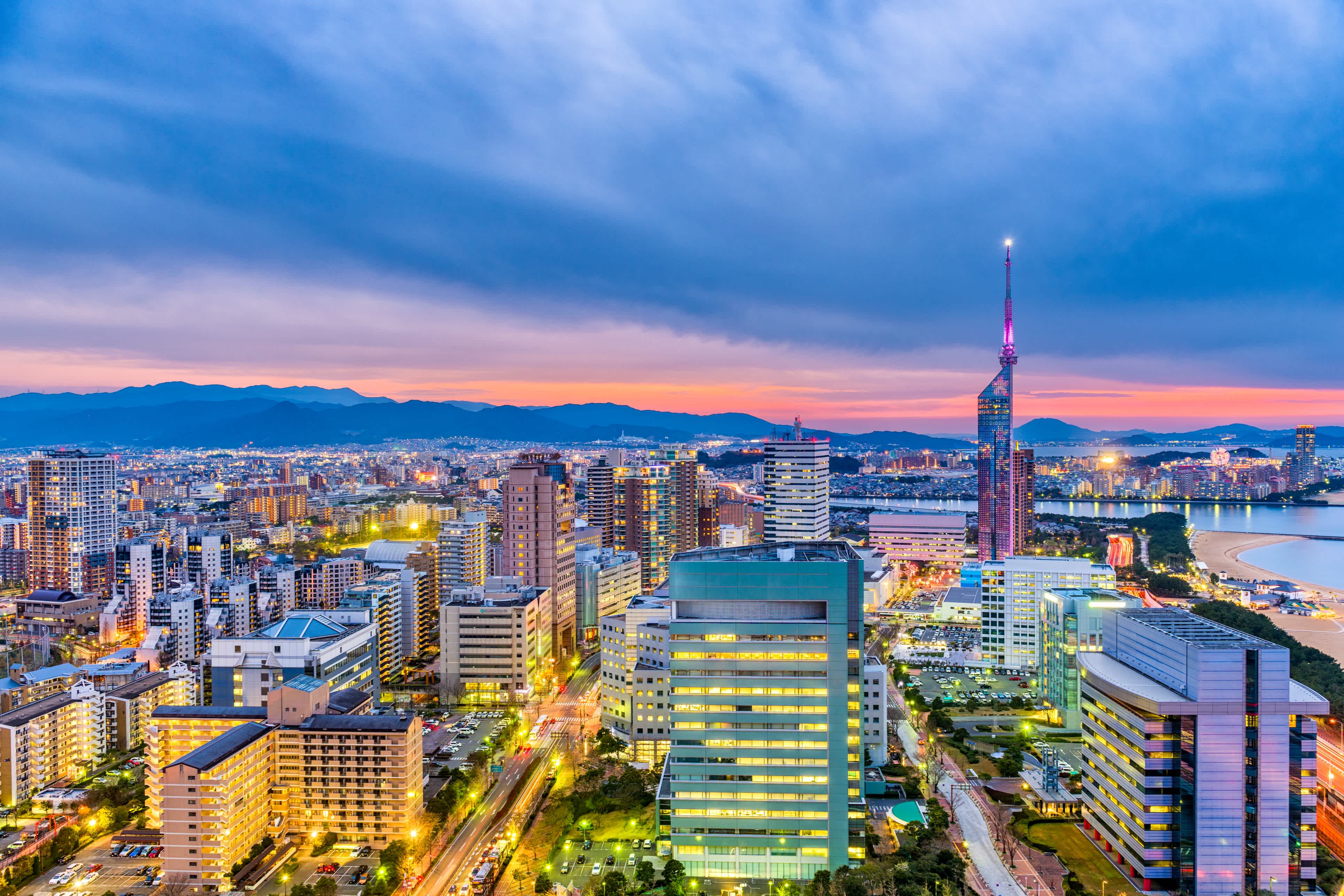 Fukuoka, Japon Skyline