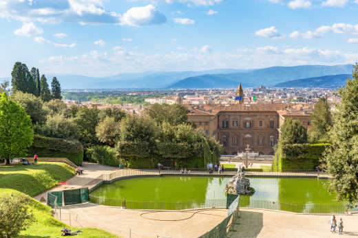 Die Boboli-Gärten sind ein Muss bei Ihrem Florenz Urlaub.