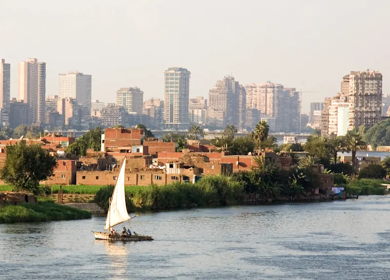 Kairo, Nil, Boote Boote auf dem Nil, Kairo