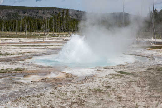 Discover Shoshone Geyser Basin during your Yellowstone Tour.