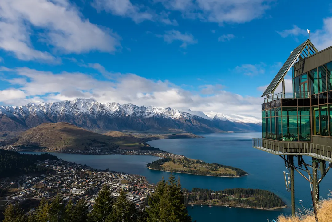 Ozeanien Neuseeland Queenstown Skyline Queenstown Skyline