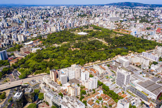 Parc Farroupilha (ou Parc da Redenção), Porto Alegre, Rio Grande do Sul, Brésil