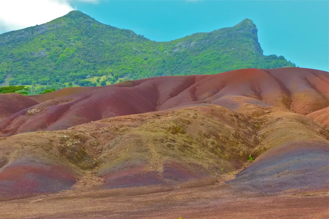 Afrika Mauritius Le Morne Seven Coloured Earth Seven Coloured Earths of Chamarel