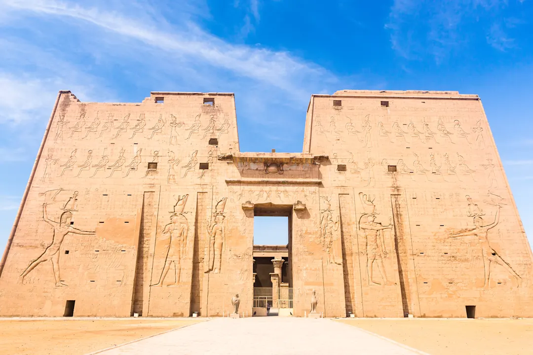 Horus-Tempel, Edfu, Ägypten.