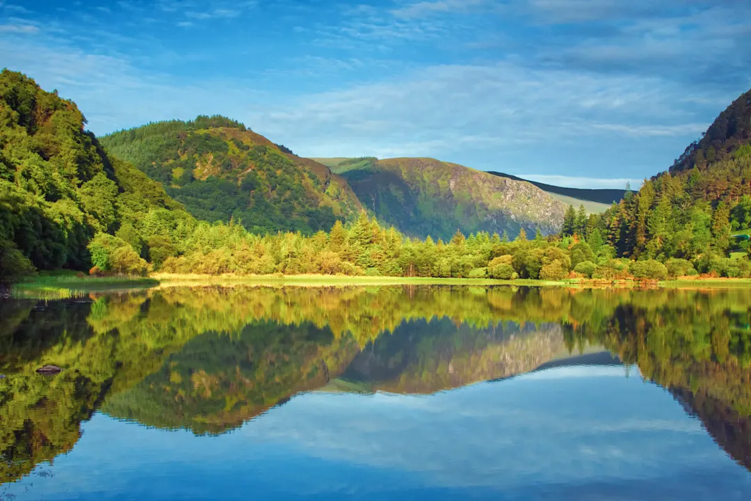 Untersee in Glendalough, County Wicklow, Irland