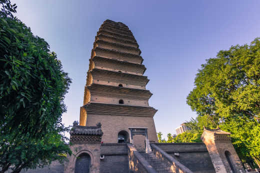 Découvrez la petite pagode de l'oie sauvage à Xi'an en Chine