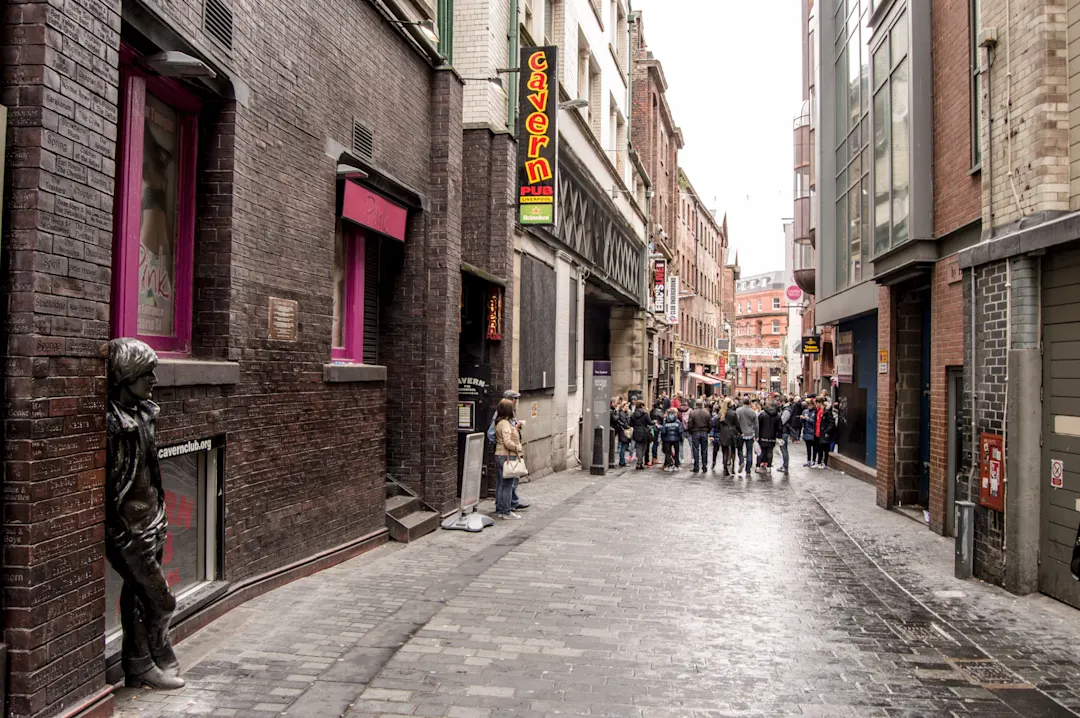 Der berühmte Cavern Pub, in dem die Beatles in Liverpool auftraten.