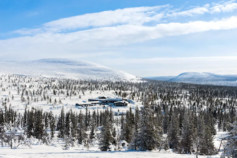 Winterlandschaft in Lappland Winterlandschaft in Lappland