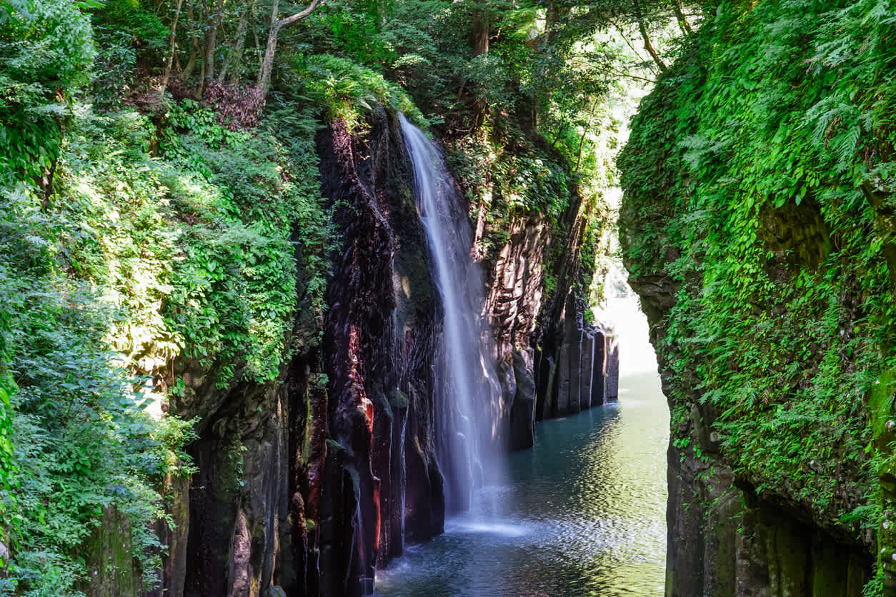 Manai Falls Scenic Beauty Takachiho Gorge (Stadt Takachiho, Präfektur Miyazaki) 