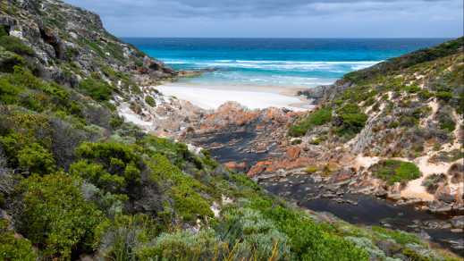 Abgeschiedenen Bucht, Kangaroo Island, Australien.