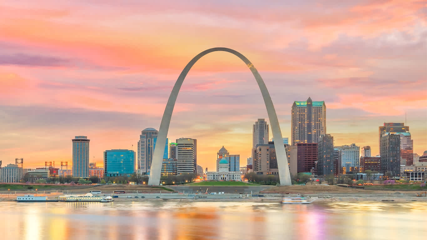 St. Louis in Missouri in den USA