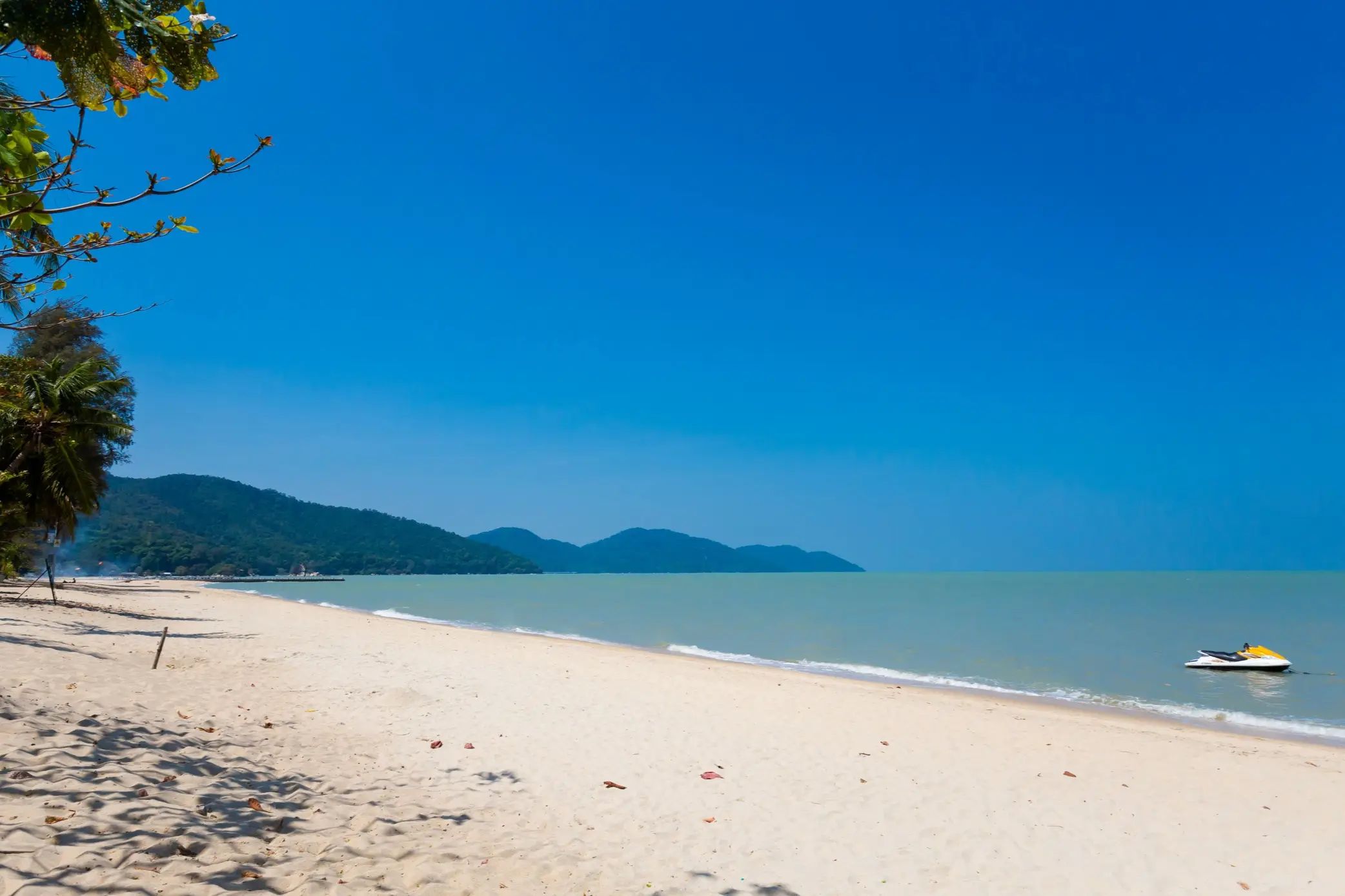 Malaisie, Batu Ferringhi Plage de sable, Batu Ferringhi, Malaisie