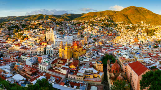 Guanajuato Panorama Vue aérienne Mexique