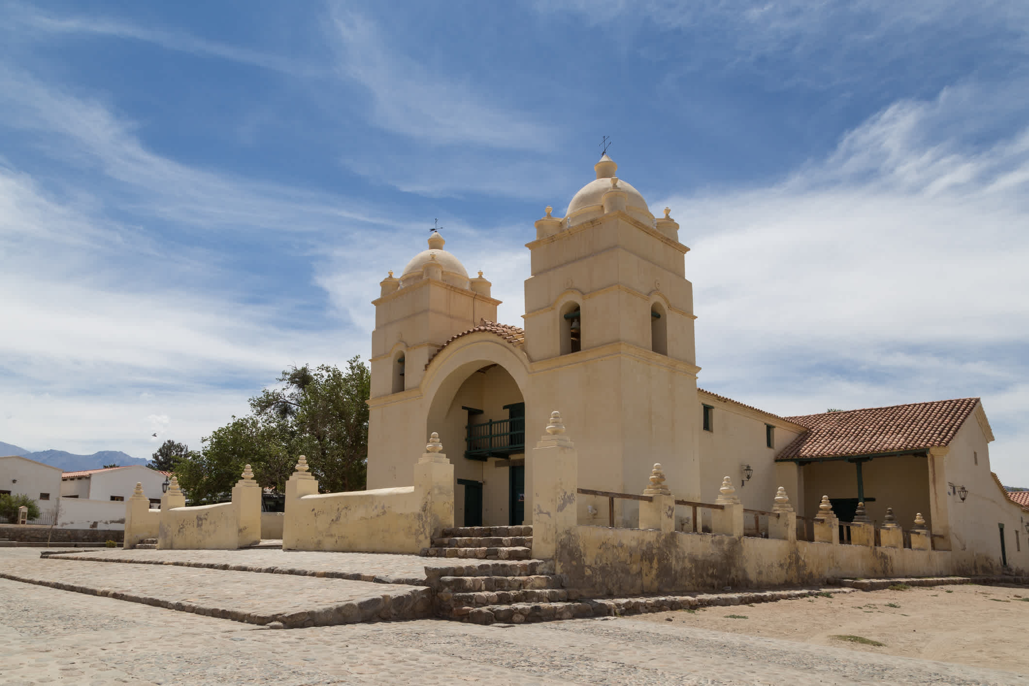 Photo de l'église dans la petite ville de Molinos, au nord-ouest de l'Argentine

