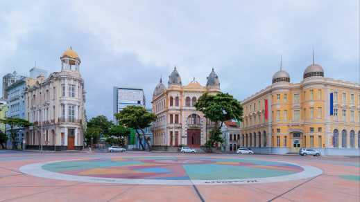 Rio Branco Platz in Recife Brasilien