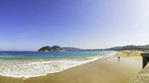 Playa de la Concha - ein Muss bei einem Urlaub in San Sebastian