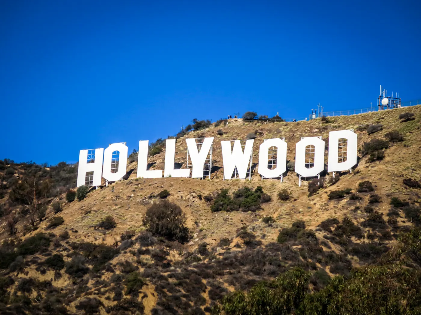 Hollywood Sign, USA Das Hollwood Sign ist das Wahrzeichen, das Sie während eines Hollywood Urlaubs unbedingt besichtigen sollten.