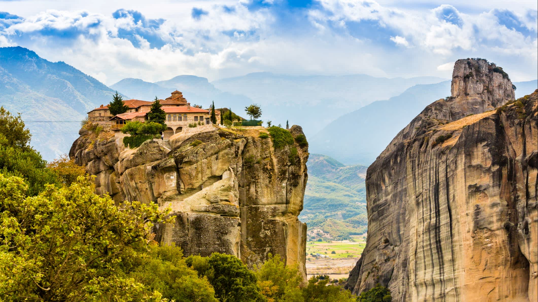 Aufnahme der Meteora Klöster