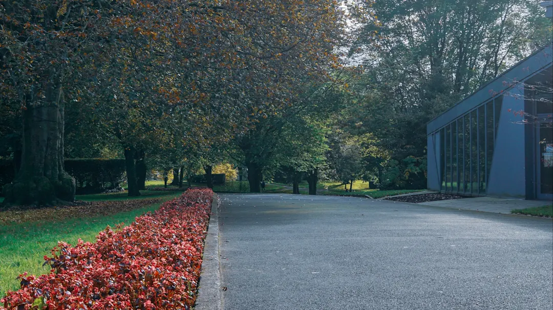 Peoples Park Limerick Blumengarten im People's Park, Limerick, Irland