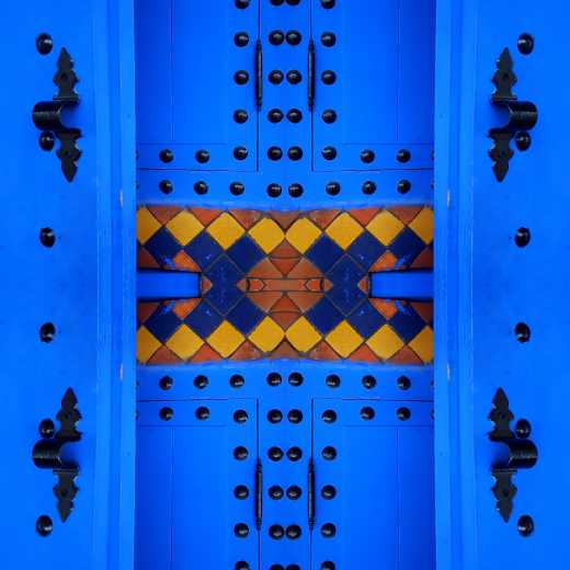 Marrakesch blue door
