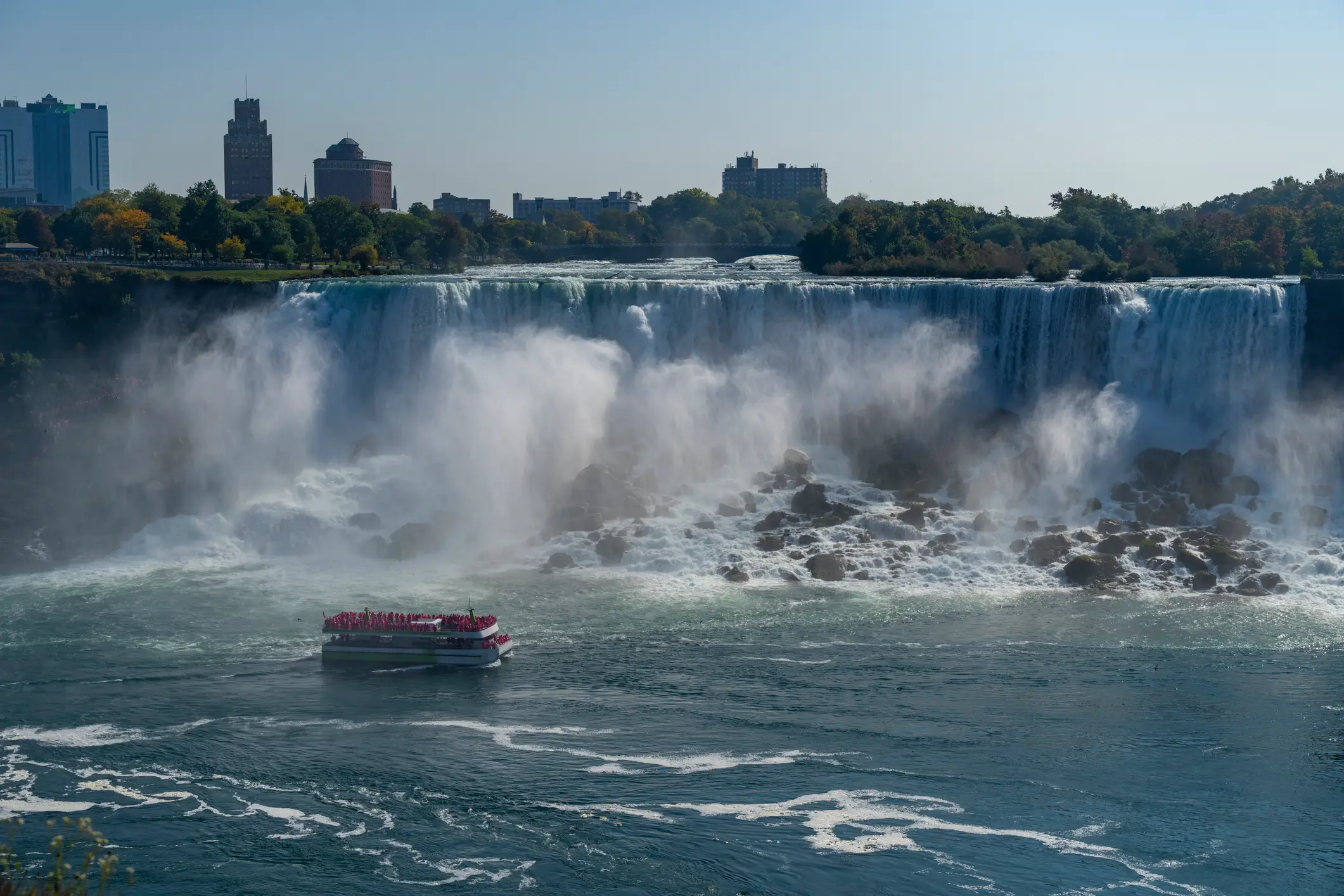 Chutes Niagara, bateau