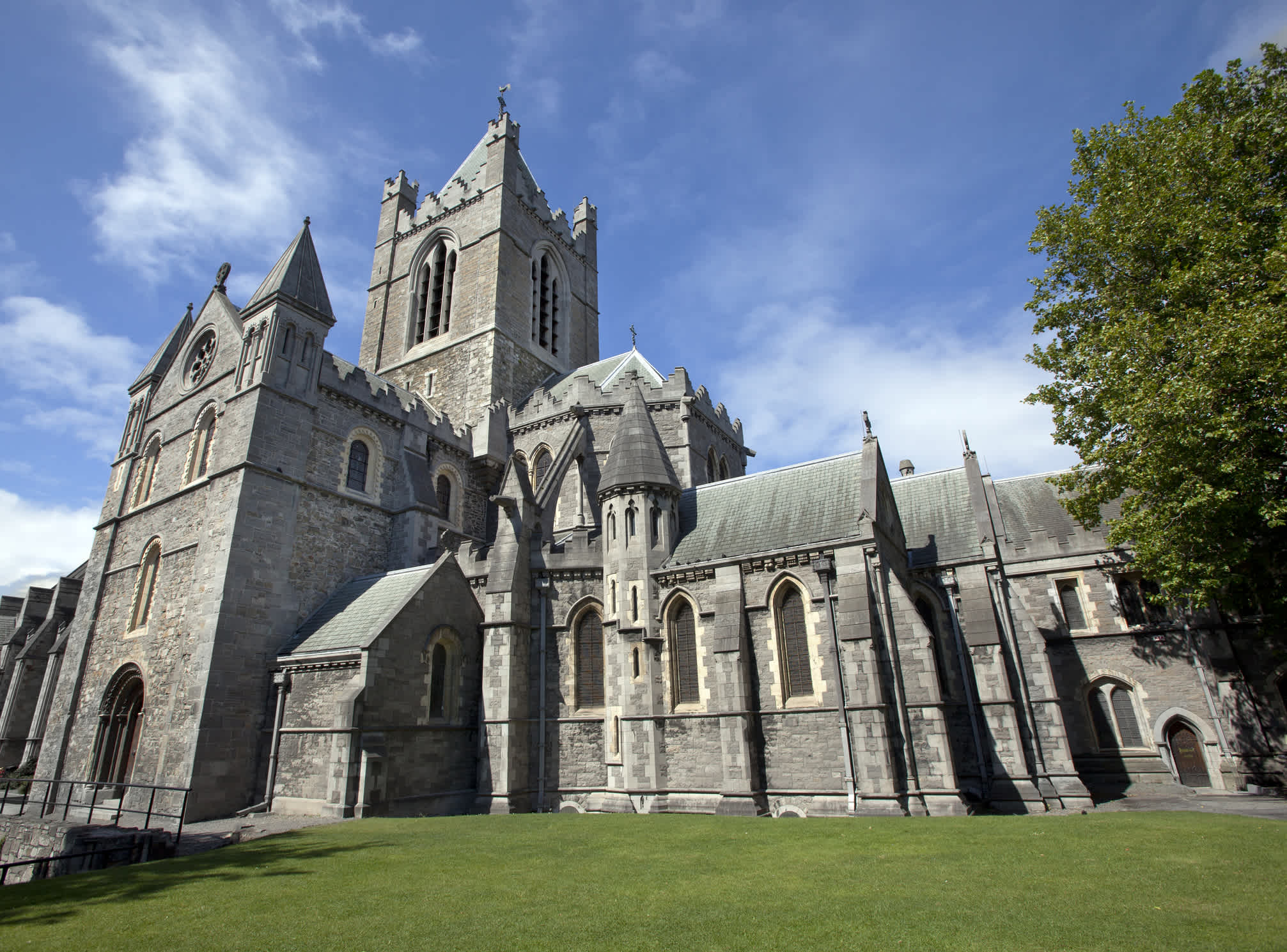 Vue sur la cathédrale de l'église du Christ, à Dublin en Irlande