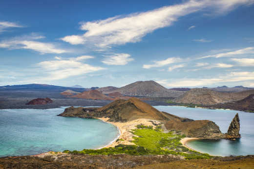 Bartolome Islet in the Galápagos Islands group in the Pacific Ocean.

