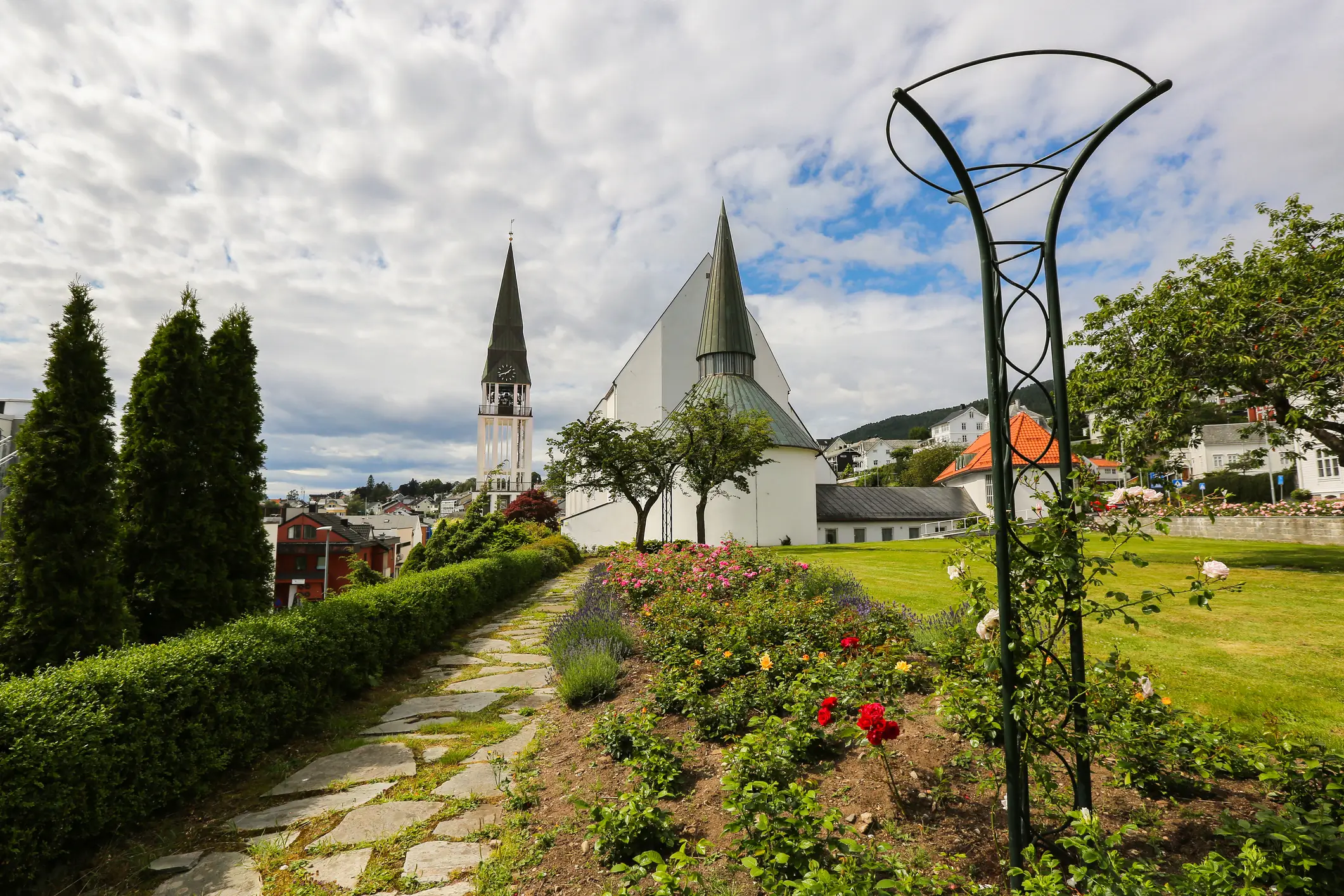 Die Kathedrale von Molde, Moere og Romsdal in Norwegen. 

